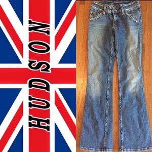 Hudson Light Wash Flair Leg Jeans Sz 28